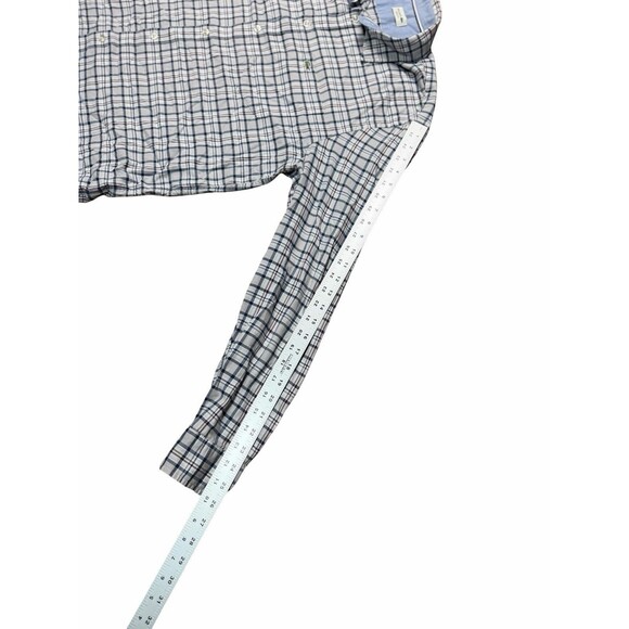 Lacoste Plaid Long Sleeve Button Down Shirt Mens Size 45 (XL-2XL) Cotton Casual - Picture 9 of 10